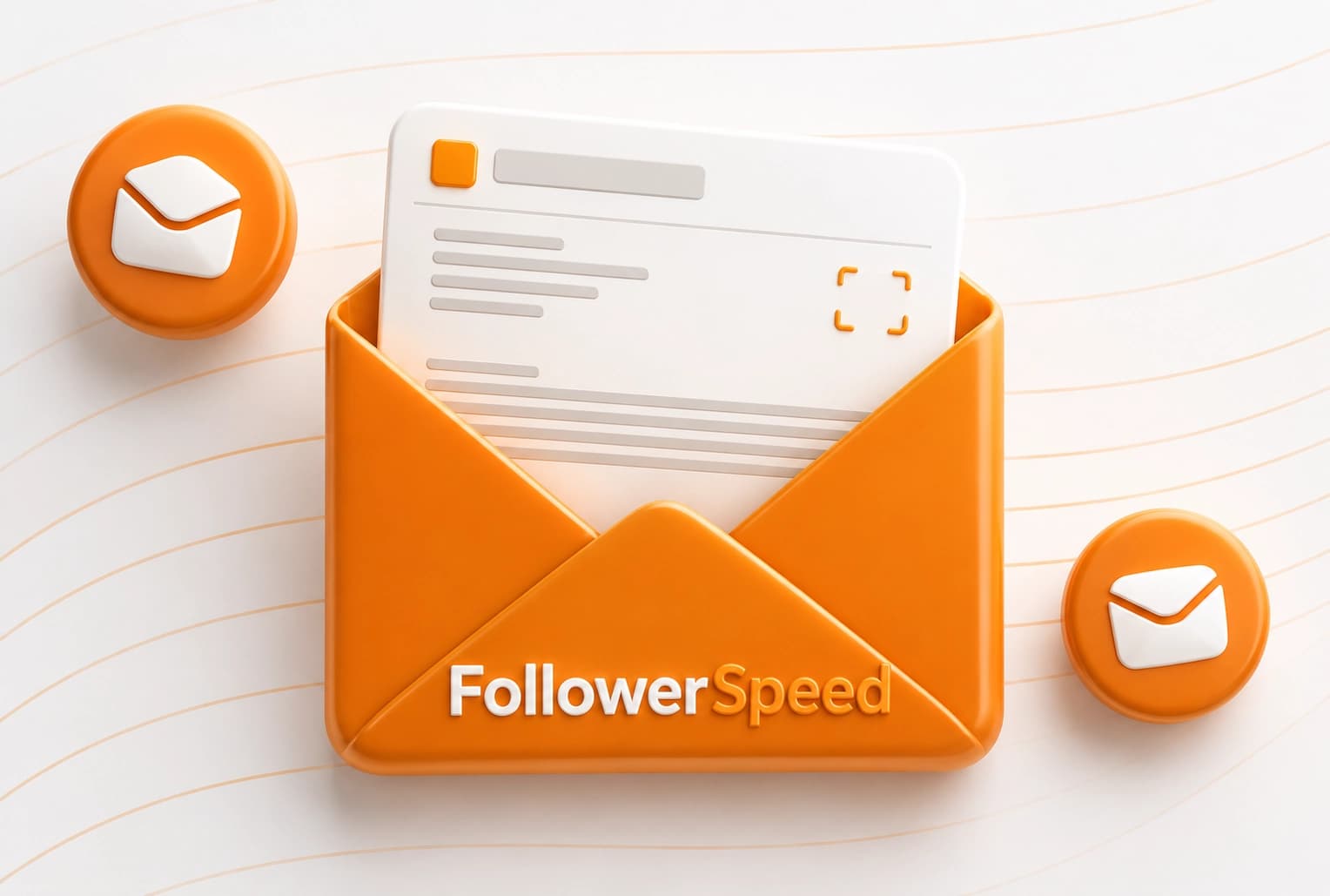 Geöffneter Briefumschlag für den FollowerSpeed E-Mail Support